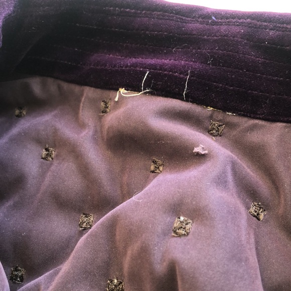 Vintage Hermés quilted Barn Jacket L chocolate and royal purple - Picture 7 of 7